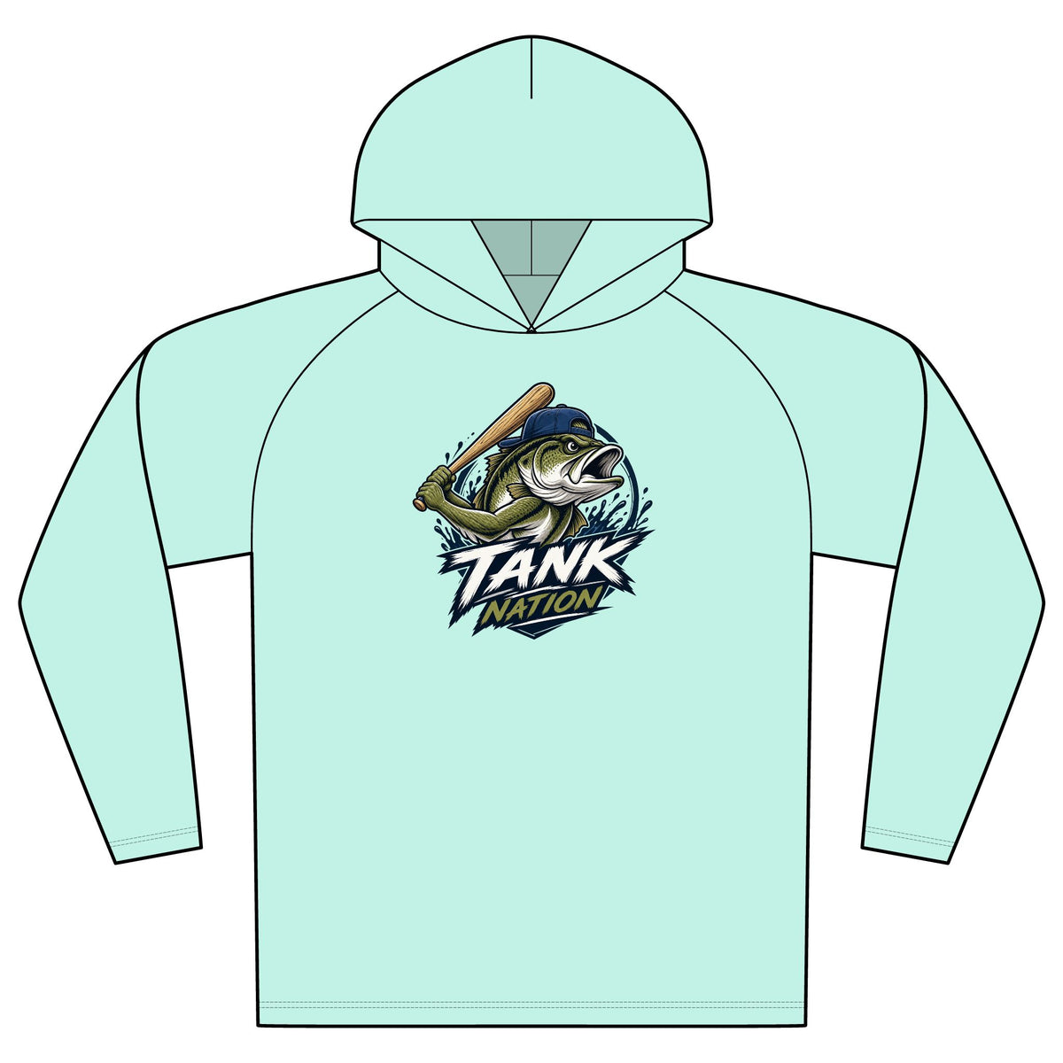 Battin' Bass Sun Hoodie