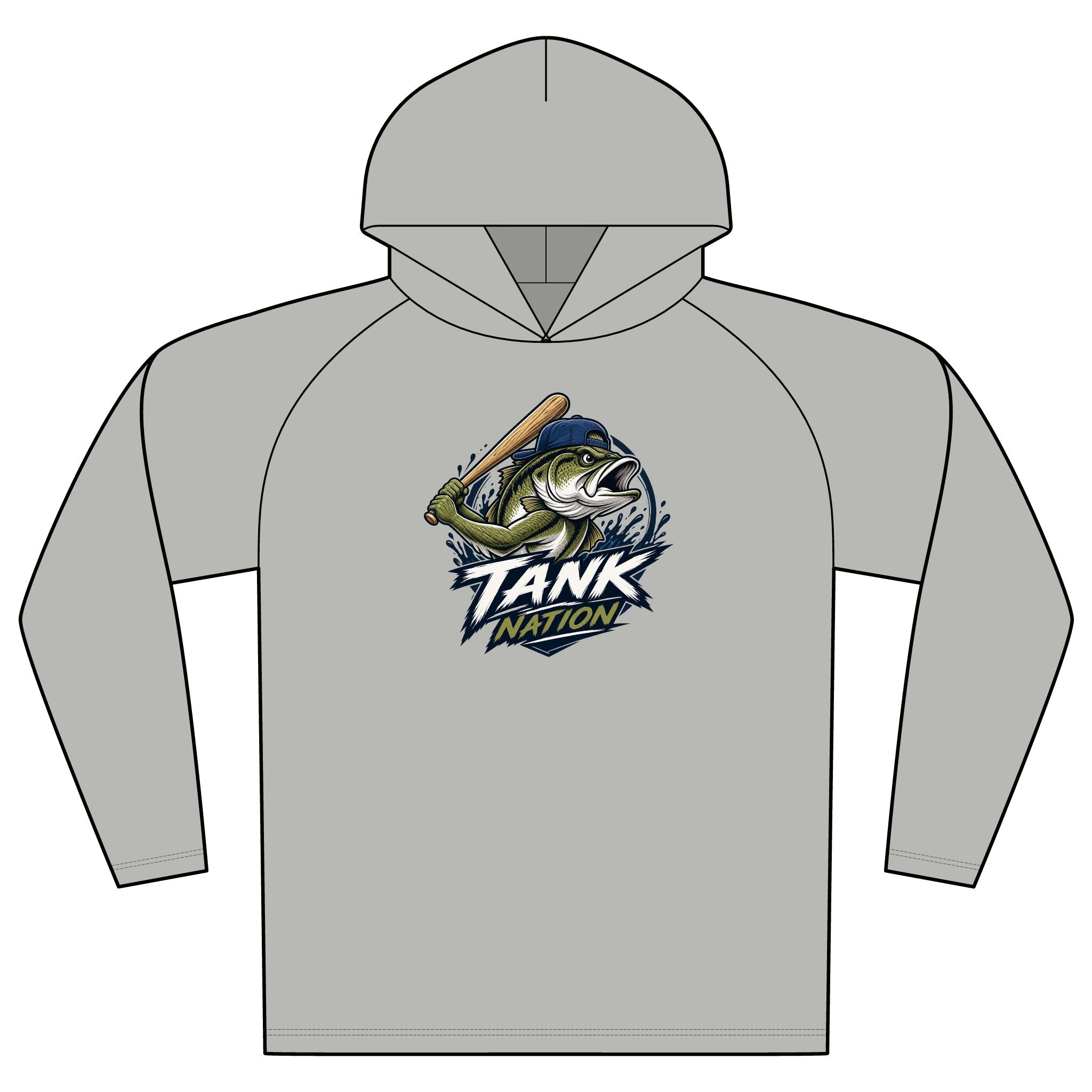 Battin' Bass Sun Hoodie