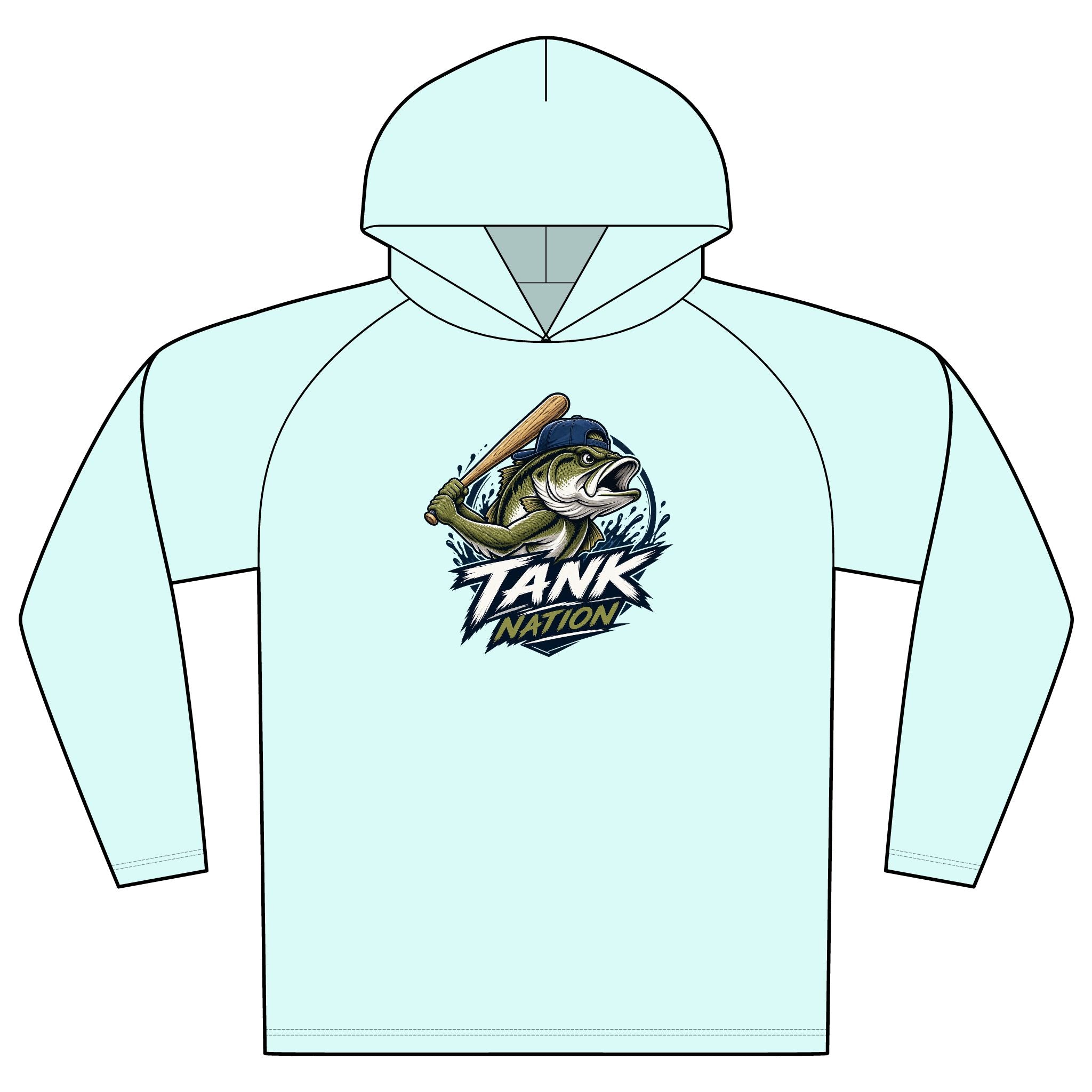 Battin' Bass Sun Hoodie